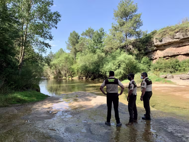Guardes Rurals a Merlès l'estiu del 2020