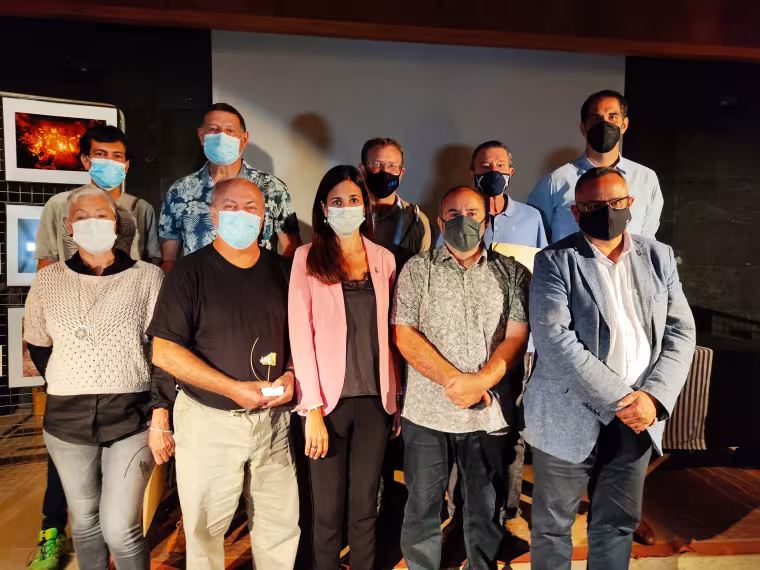 Foto dels premiats amb les autoritats||||||