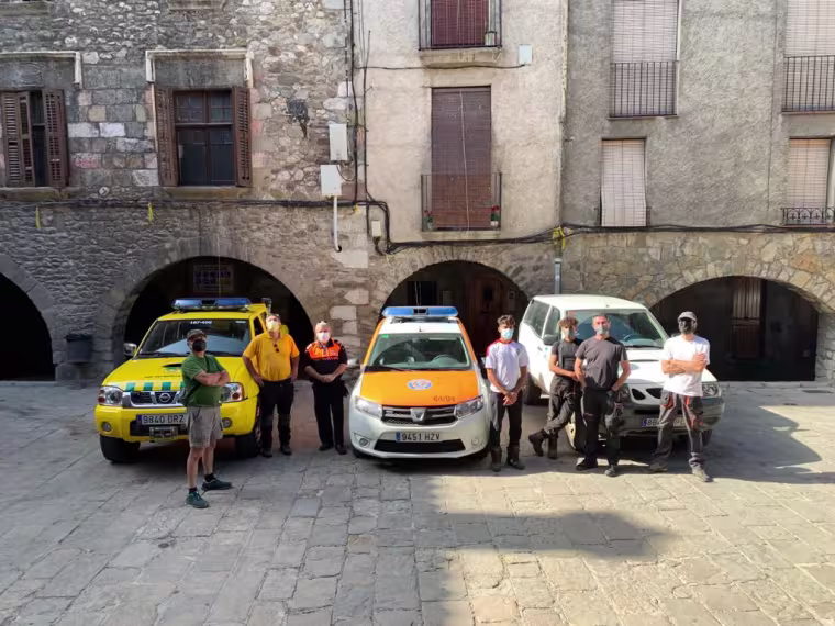 Brigada del Consel amb serveis d'emergències