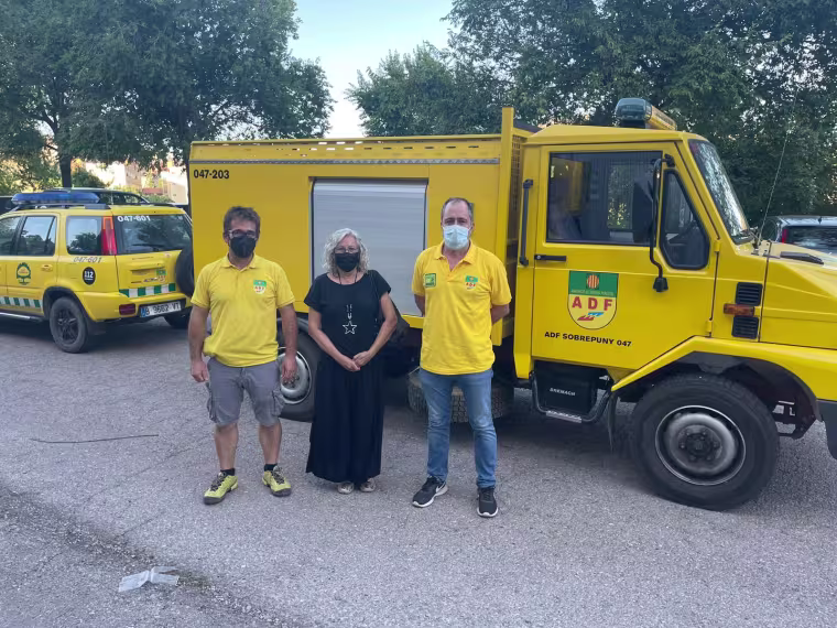 Patrocini Canal amb membres de les ADF's|Formació dels nous terminals de comunicació de les ADF's