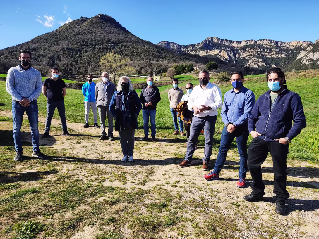 |Presentació del conveni a cal Foubes