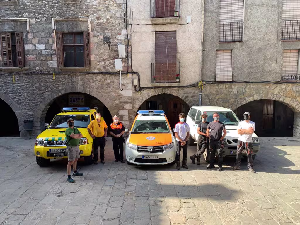 Brigada del Consel amb serveis d'emergències
