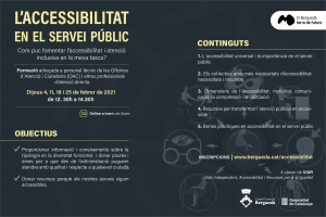 L'accessibilitat en el servei públic